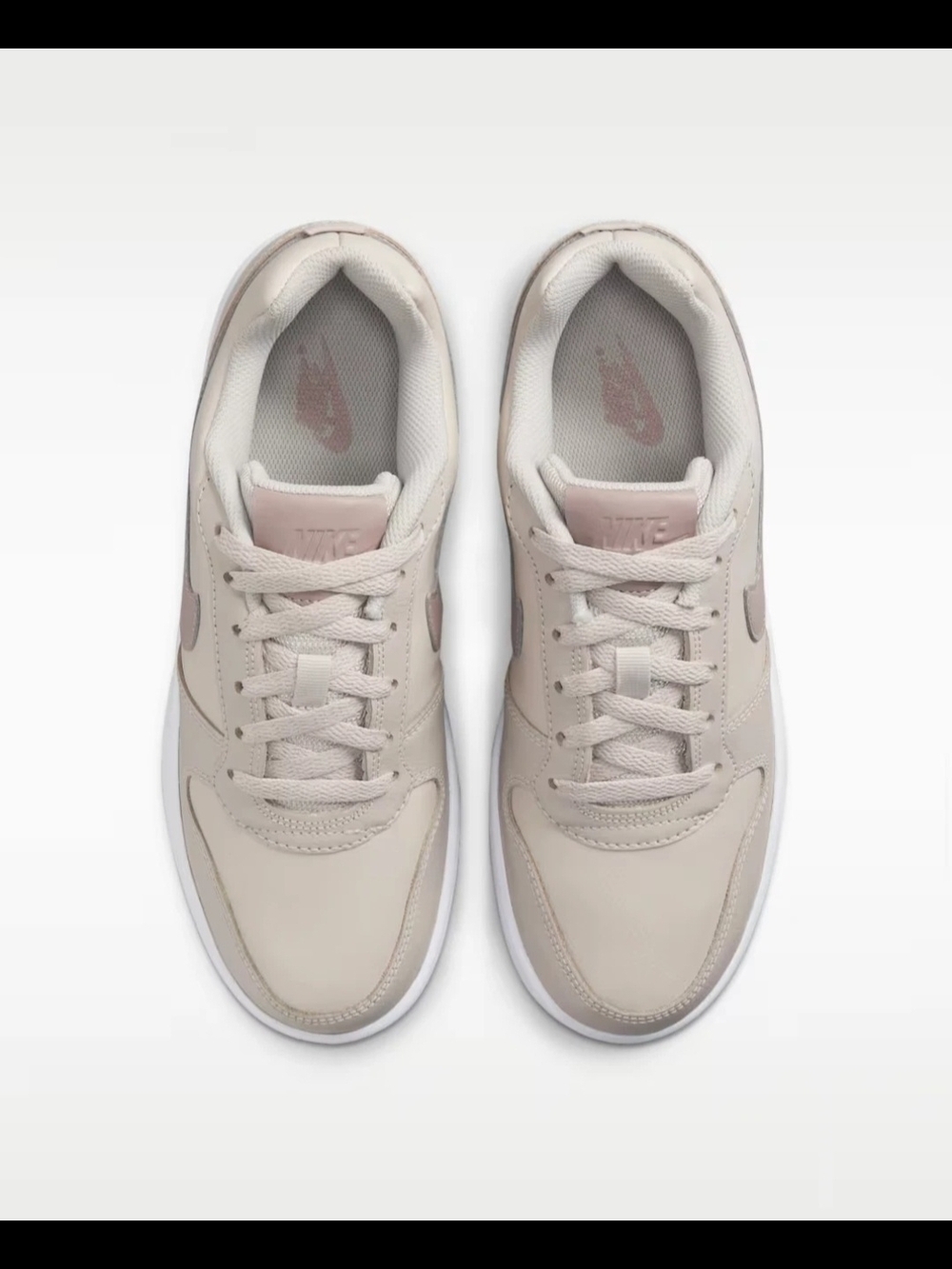 Nike Ebernon Low Womens 9.5/ Mens 8 ,Desert Sand/Taupe - Picture 3 of 5